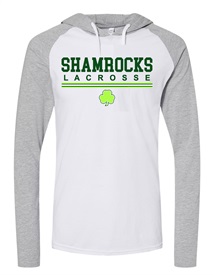 Shamrocks Lacrosse Raglan Long Sleeve T - Orders due Friday, March 24, 2023